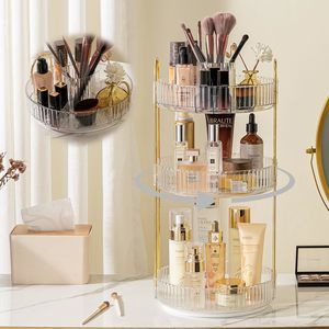 Rotating Makeup Organizer For Vanity, High-capacity Skincare Clear Make Up❤️